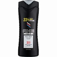 AXE 3 in 1 Shampoo, Conditioner & Body Wash Total Fresh (Pack of 24)