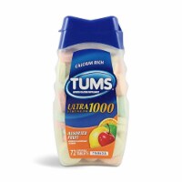Tums Ultra 1000 Antacid Tablets, Assorted Fruit, 72-Tablets (Pack of 20)