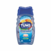 Tums Smoothies Assorted Fruit, Extra Strength 750, 60 Chewable Tablets (Pack of 24)