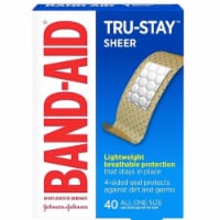 BAND-AID Tru Stay Lightweight protection Adhesive Bandages (Pack of 12)