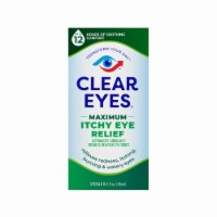 Clear Eyes Itchy Eye Relief Eye Drops-0.5 oz (Pack of 24)