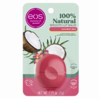 EOS Visibly Soft Lip Balm Sphere Coconut Milk 0.25 Ounce (Pack of 2) Perspective: Main
