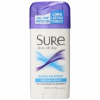 Sure Reg Solid Size 2.7z Original Solid Anti-Perspirant Deodorant (Pack of 12)