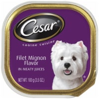 CESAR CANINE CUISINE Wet Dog Food Filet Mignon Flavor (Pack of 18)
