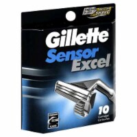 Gillette Sensor Excel Mens Razor Blade Refill Cartridges, 10 ct (Pack of 48)