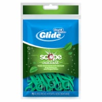 Oral-B Advantage Floss Picks Plus Scope Outlast, Long Lasting Mint - 75 each (Pack of 24)
