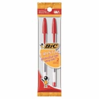 BIC Cristal Ballpoint Pen Red Ink (Pack of 6)