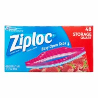 Ziploc, Storage Bags, Quart (Pack of 9)