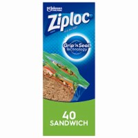 Double Zip Ziploc Bag (Pack of 32)