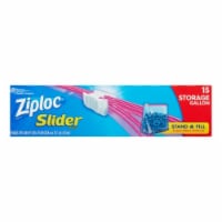 Ziploc Slider Bags, Storage, Gallon - 32 bags