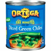 Ortega Fire Roasted Diced Green Chiles (Pack of 18)