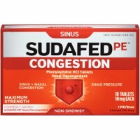 Sudafed PE Sinus Congestion Tablets (Pack of 24)