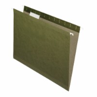 25 Count File Pro Standard Hanging File Folder in Green (Pack of 8) Perspective: Main