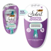BIC Soleil Sensitive Advanced 5-Blade Women's Disposable Razor (Pack of 32) Perspective: Main