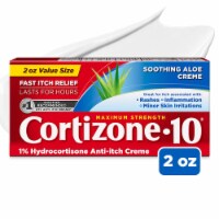 Cortizone 10 Maximum Strength Anti-Itch Cream with Soothing Aloe (Pack of 2) Perspective: Main