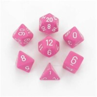 Chessex Manufacturing CHX25444 Cube of Opaque Dice - Pink