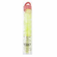 Chessex Manufacturing CHX01152 Glass Stones Tube - Lemon Catseye, 20 Stones