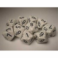Chessex Manufacturing 25111 Arctic Camo Speckled - Ten Sided Die D10