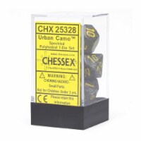 Chessex 7 Set Polyhedral Dice Speckled Urban Camo CHX25328