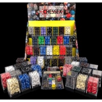 Chessex Manufacturing CHX256AA 16 mm Dice Box of Opaque D6 Sets - Pack of 50