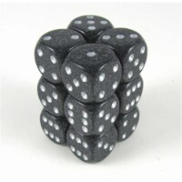 Chessex Manufacturing 25718 Ninja Speckled - 6 Sided 16 mm Dice Set Of 12