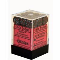 Chessex Manufacturing 25908 Space Speckled - 6 Sided 12 mm Dice Set Of 36