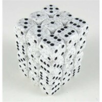 Chessex Manufacturing 25911 Arctic Camo Speckled - 6 Sided 12 mm Dice Set Of 36