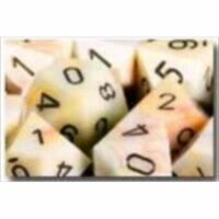 Chessex Manufacturing 27442 Festive Cirrcus With Black Numbers Dice Set Of 7