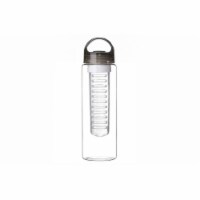 Best Desu CTEWB-BLACK 24 oz Sport Fruit Infusion Water Bottle, Black
