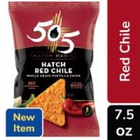 505 Hatch Magic Red Chili Tortilla Chips Perspective: Main