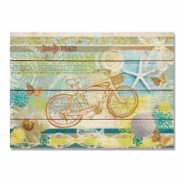 Day Dream HQ FBBB2014 20 x 14 in. Beach Bike Wall Art