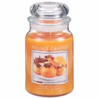 Village Candle® Orange Cinnamon Jar Candle Perspective: Main