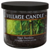 Village Candle Black Bamboo Jar Candle