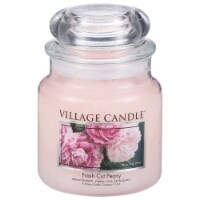 Village Candle Fresh Cut Peony Scented Jar Candle Perspective: Main