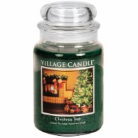 Village Candle Christmas Tree Jar Candle Perspective: Main