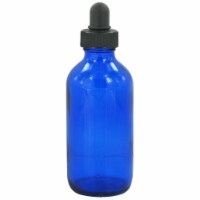 Wyndmere Naturals Cobalt Blue Glass Bottle with Dropper, 4 Ounces