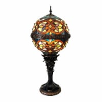 CHLOE Lighting CARMEN Tiffany-style 1 Light Victorian Table Lamp 11  Shade