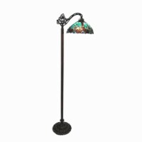 CHLOE Lighting LIAISON Tiffany-style 1 Light Victorian Reading Floor Lamp 13 Shade