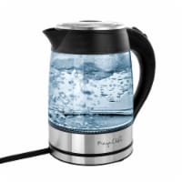 MegaChef Stainless Steel Light Up Wired Tea Kettle, 1.8L, Model 1