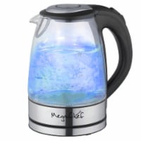 Megachef MGKTL-1761 1.7 Litre Glass & Stainless Steel Electric Tea Kettle