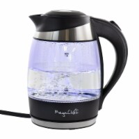 Megachef MGKTL-1757 1.8 Litre Glass & Stainless Steel Electric Tea Kettle