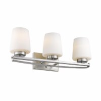 Chloe Lighting CH2R003BN23-BL3 Olivia Contemporary 3 Light Brushed Nickel Bath Vanity Light E