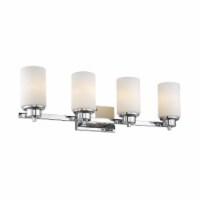 Chloe Lighting CH2R008CM29-BL4 Scarlett Contemporary 4 Light Chrome Finish Bath Vanity Light