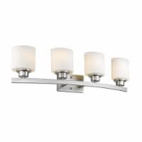 Chloe Lighting CH2R009BN32-BL4 Aaliyah Contemporary 4 Light Brushed Nickel Bath Vanity Light