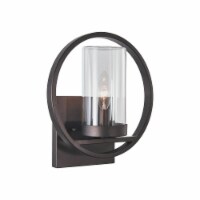 JOSEPH Transitional 1 Light Rubbed Bronze Outdoor or Indoor Wall Sconce 11  Tall