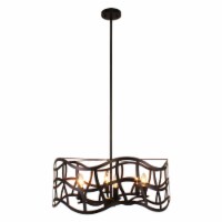 Lighting WILLOW Transitional 6 Light Oil Rubbed Bronze Ceiling Pendant 25 Wide
