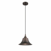 Lighting IRONCLAD Industrial 1 Light Rubbed Bronze Mini Ceiling Pendant 11.5 Wide