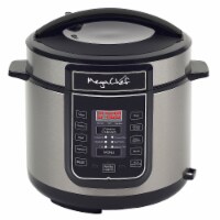 MEGACHEF MCPR100A Quart Digital Pressure Cooker with 14 Pre-set Multi Function