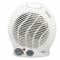 Vie Air VA-301B 2-Settings White Home Fan Heater With Adjustable Thermostat