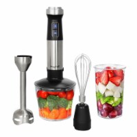 Megachef 4 in. 1 Multipurpose Immersion Hand Blender with Speed Control